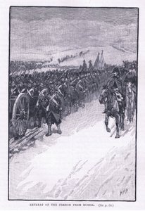 ロシア西暦1812年からのフランス人の後退 作： Henry Marriott Paget